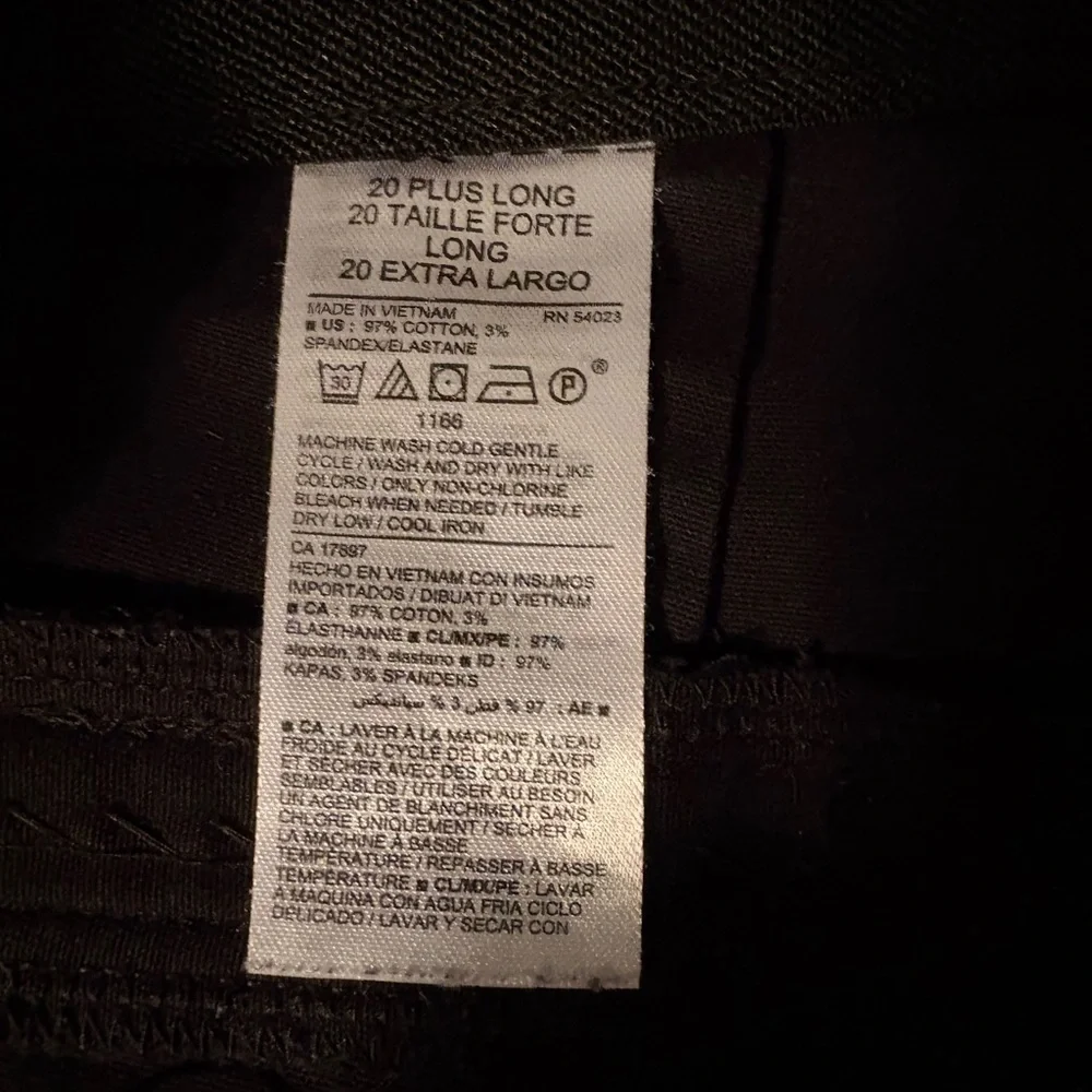 Old Navy Dark Black Pants - Picture 3 of 6